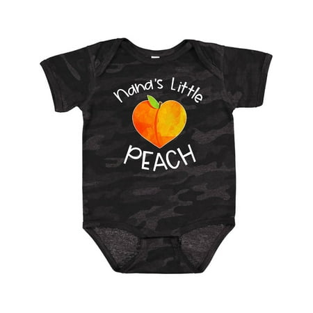 

Inktastic Nana s Little Peach Cute Peach Heart Gift Baby Boy or Baby Girl Bodysuit