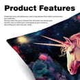 thumbnail image 2 of Unicorn Pillow Covers Set with Unique Patterns - 16x16, 18x18, 20x20 Inches - Set of 2 Elegant Pillow Inserts, Throw Pillows Covers for Home for Any Occasion, 2 of 6