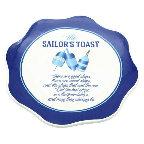 Dennis East 11565 Sailors Toast Plate Size 10"d Kitchen Dining