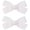 White, variant on Adorable 2 count White Hair Bow Clips for -Girls - Boutique Barrettes for and with Fully Lined Clips(Red)