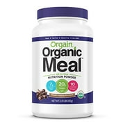 Orgain Orgain Organic Plant Based Meal Replacement Powder/Creamy Chocolate Fudge -  20g Protein/Vegan/Dairy Free/Gluten Free/Lactose Free/Kosher/Non-GMO/2.01 Pound