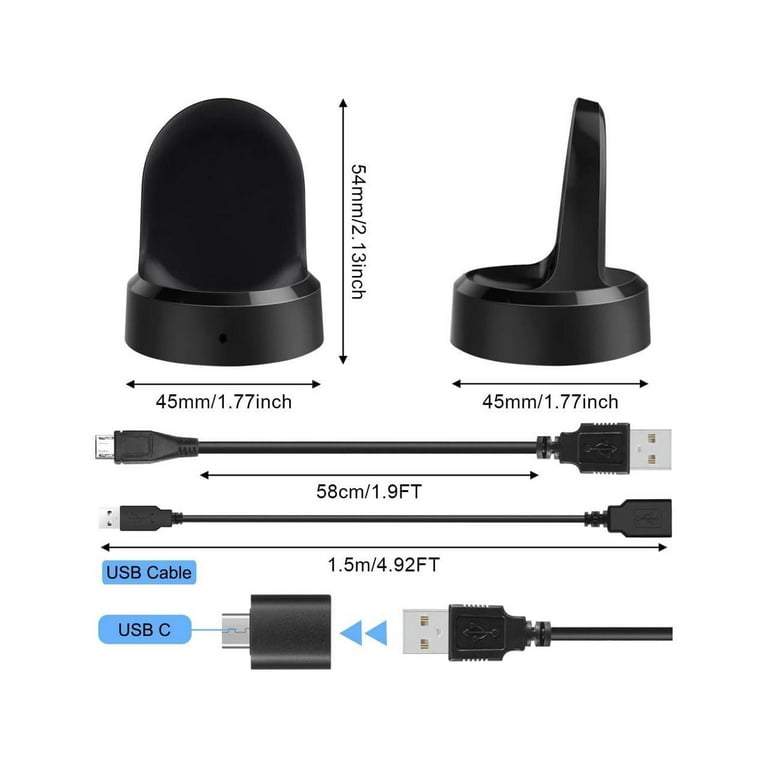 Charger Gear S3 C Charger For Samsung Gear S2 S3, Charger Cradle