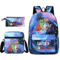 thumbnail image 1 of Three-piece Set Garten Of Banban Game Peripheral Two-dimensional Backpack Student Schoolbag Shoulder Bag Pencil Case, 1 of 5