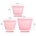 thumbnail image 7 of Shoreew Silicone Food Storage Bag BPA Free Heat-Resistant Stand-Up Design Microwave Oven Safe Reusable Freezer Bag Silicone Container, 7 of 7