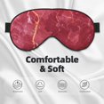 thumbnail image 3 of Disketp Abstract Red Marble Print Sleep Mask-Eye Mask for Sleeping,Comfortable & Super Soft Eye Mask with Adjustable Strap,Travel Eye Mask, 3 of 7
