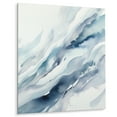 thumbnail image 2 of Designart "Whirlwind in Blue and Cream II" Abstract Shapes Metal Wall Art, 2 of 5