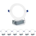 thumbnail image 1 of Luminaria Meconard, paquete de 6, LED de 15 cm, 12 W regulable, 1 of 7