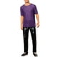thumbnail image 2 of Camiseta de malla transparente Inspire Chic para hombre, camiseta de manga corta, cuello redondo, camiseta de fiesta transparente, 2XL, púrpura, 2 of 4