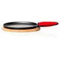 thumbnail image 4 of Fajita Plate Set - Pre-seasoned Cast Iron Fajita Pan with Wooden Tray and Hot Mitt by Old Mountain, 4 of 4