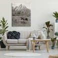 thumbnail image 3 of Stupell Industries Horse & Mountain Scenery Landscape Photography Gallery Wrapped Canvas Art Print Wall Art, 36 x 48, 3 of 8