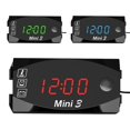 thumbnail image 2 of Volt Meter, DC 6V-30V Digital Motorcycle Voltage Meter Multimeter Tester Digital Multimeter With a Voltage Range of DC 6V-30V for Regular Voltage Checks During Vehicle Maintenance, 2 of 6