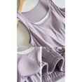 thumbnail image 6 of Fengactive Women's Built-in Bra Pajamas Set Sleeveless Tank Top and Shorts Soft Sleepwear 2 Piece Pajama Lounge Sets Nightwear, 6 of 7