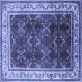 thumbnail image 1 of Ahgly Company Indoor Square Oriental Blue Traditional Area Rugs, 8' Square, 1 of 4