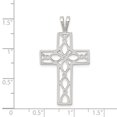 thumbnail image 2 of Beautiful Sterling Silver Polished Cross Pendant, 2 of 2