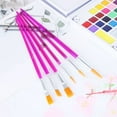 thumbnail image 3 of MERRYHAPY Cake Decorating Brushes Tools 6 Pcs Nylon Plastic Brush Set for Baking Supplies Rosy, 3 of 8