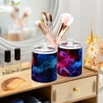 thumbnail image 6 of Blue and Red Flame Mixture Translucent Plastic Cans Storage Canisters with Lid Set of 2, 6 of 7