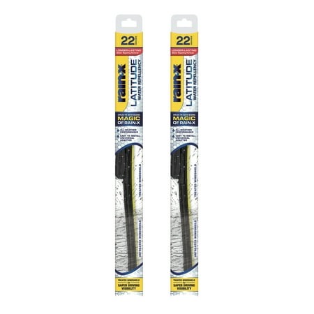 rain-x latitude water repellency wiper blade  22  2 pack - 810165