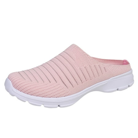 

knqrhpse slippers for women Breathable Lace Up Shoes Flats Shoes Unisex Lightweight Work Shoes Sporty Breathable Slip Work Trainers womens slippers house slippers for women