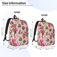 thumbnail image 3 of Yiaed Dragon Fruits Print Backpack, Premium Laptop Backpack, Travel Backpack for Women, Lightweight Backpacks, Comfortable Back Pack-Small, 3 of 5