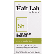 The Hair Lab Shine Boost Custom Shampoo and Conditioner Dose Set with Lemon Protein to Brighten Hair, 2 x 0.2 oz.