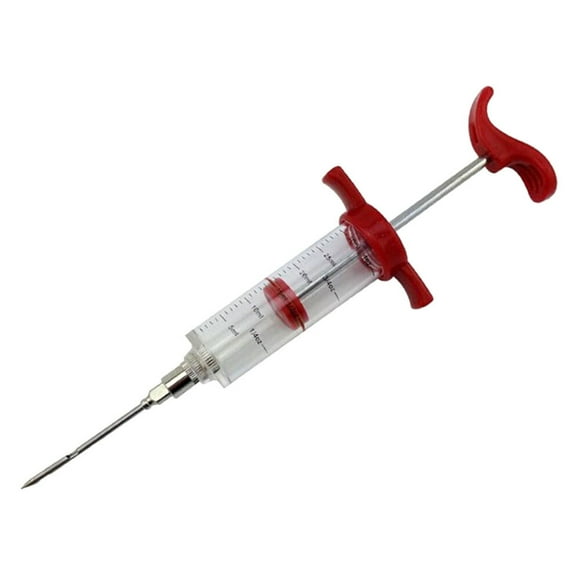 Meat Injector Syringe Marinade Turkey Seasoning Injector Syringe With Scales