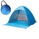 UPF 50+ Easy Pop Up Beach Tent Abri Solaire 3-4 Personne Instantanée Automatique Canopée Bébé Parasol (Bleu) – image 1 sur 5