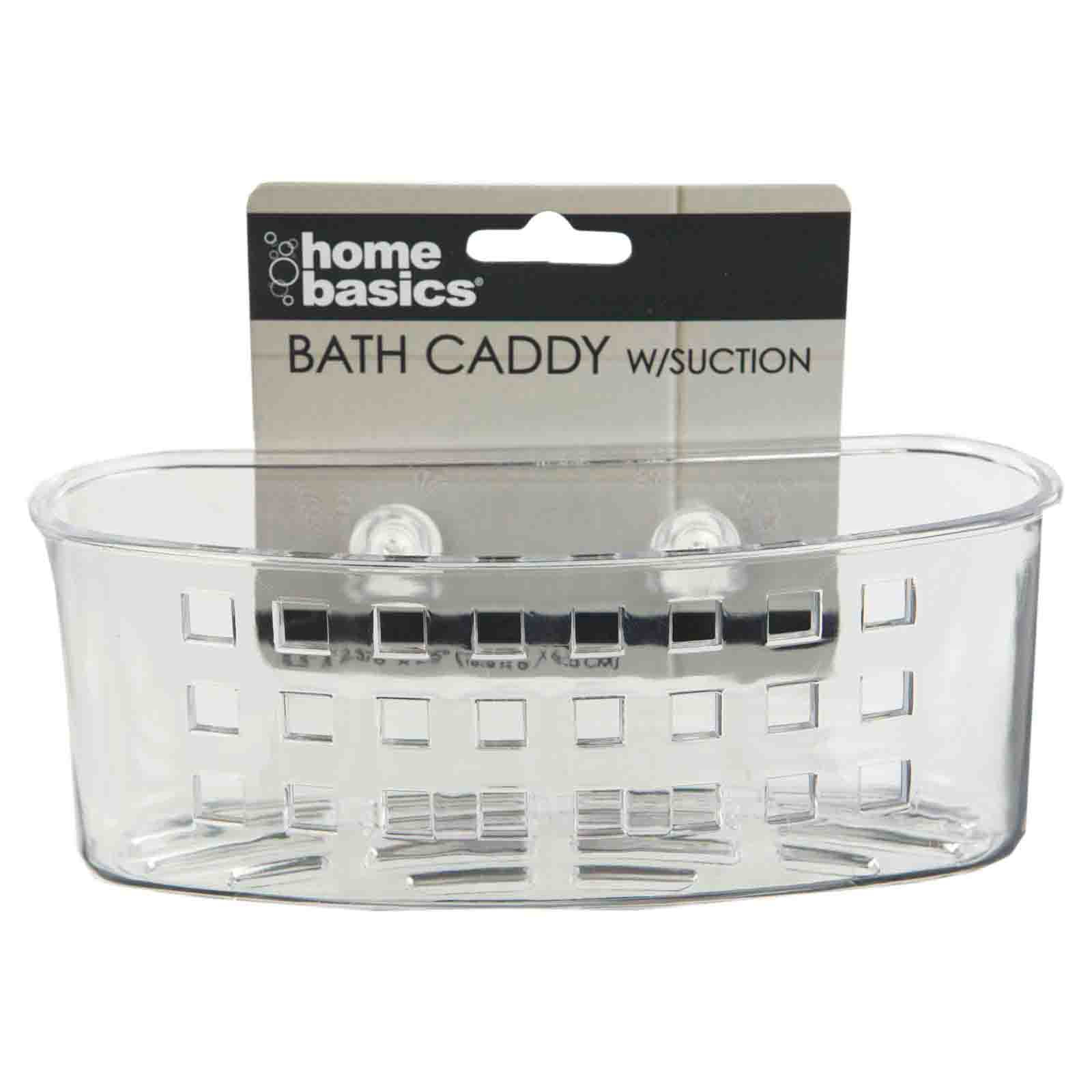 Home Basics Suction Cup Wall Bath Caddy