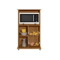 thumbnail image 2 of Mueble Para Microondas Organizador 1 Puerta Cafe/Blan NT3075, 2 of 6