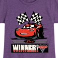 thumbnail image 3 of Disney's Cars - I'm A Winner - Toddler And Youth Girls Short Sleeve Graphic T-Shirt, 3 of 6