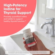 ARG Optimox Iodoral 12.5 mg - مكمل اليود ويوديد البوتاسيوم لدعم توازن الغدة الدرقية والتمثيل الغذائي - خالي من الصويا والغلوتين - 90 حصة - 90 قرصًا