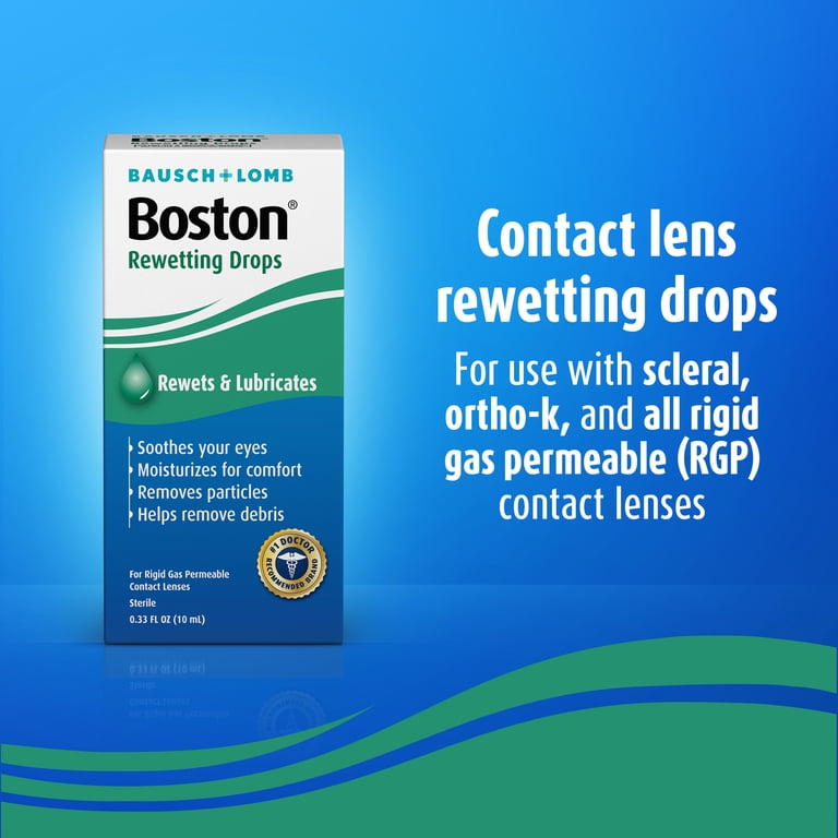 Boston Rewetting Drops for Rigid Gas Permeable Contact Lenses