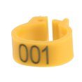 thumbnail image 2 of Anillos para palomas, 100 unidades/bolsa, 8 mm, 001-100, letras numeradas, anillos para patas de paloma, bandas para patas de paloma, máxima confiabilidad Jadeshay A, 2 of 8