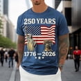 thumbnail image 2 of Leey-World 250 Year American Anniversary Shirt 1776 2026 250 Year Men Women Kids T-Shirt(Navy,L), 2 of 4