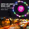 thumbnail image 4 of HLONK LED Bike Wheel Lights - 1 Pack Tire Lights - Bike Lights Decorative Accessories And Vibrant Colors - Front and Rear Lights For Night Riding - Suitable For Kids And Adults, 4 of 7