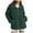 Green, variant on Women's Solid Color Outerwear Jacket, Versatile Long Sleeve Coat for Season , Solid Everyday Jacket, Casual Zip Coat, Minimalist Layer Grey S