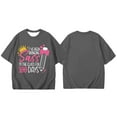 thumbnail image 4 of Hwmodou Girls Kids 100 Days Of School Print Crewneck Loose Short Sleeve Spring T-Shirts Simple Fashion,3-13Y, 4 of 4