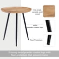 thumbnail image 7 of MH London Dilan Solid Mango Wood End Table 23 Inch Round Tray Top Natural, 7 of 7