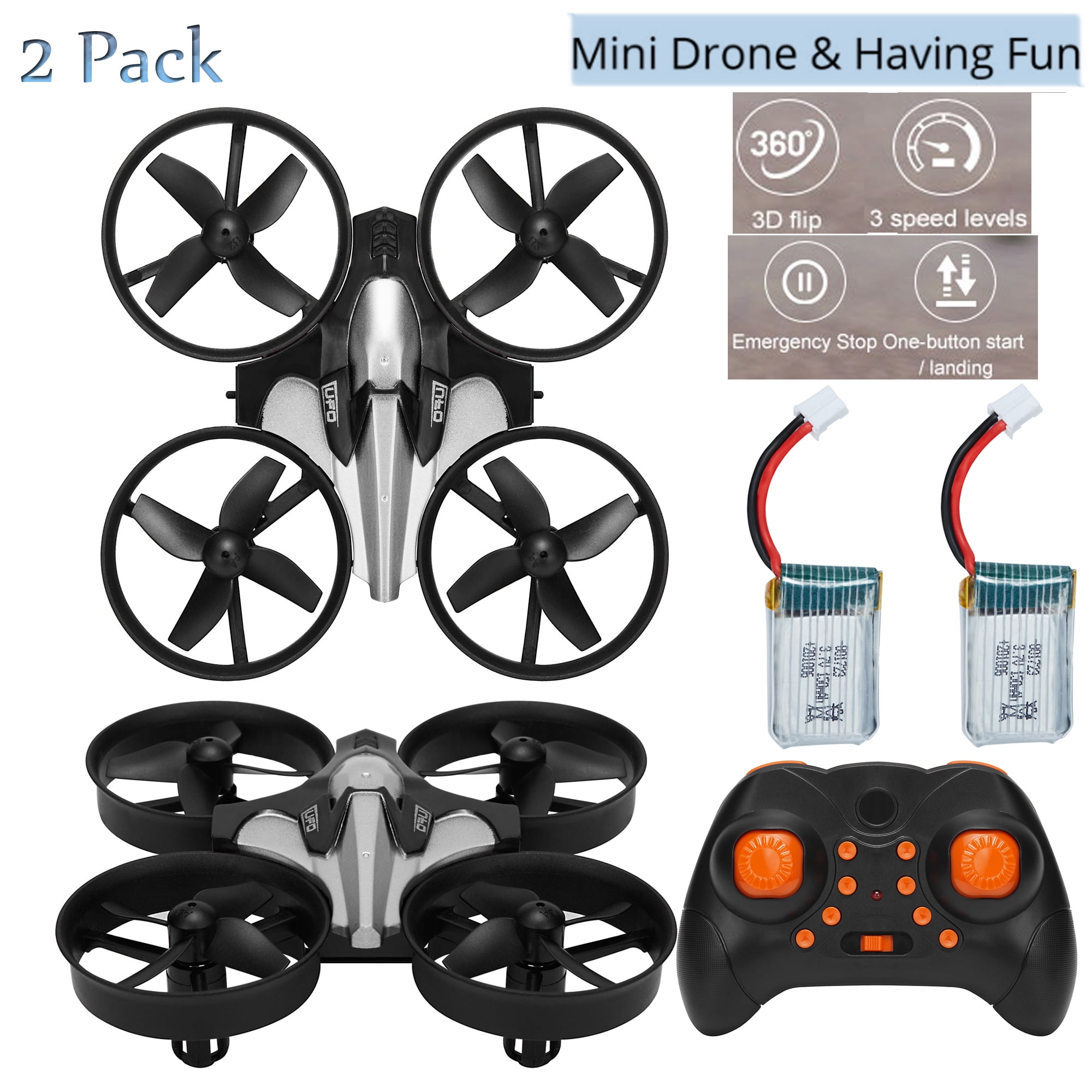 Mini RC Drone Altitude Hold 3D Filps Quadcopter Remote Control Xmax Gift for Kid 