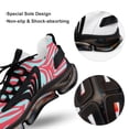 thumbnail image 7 of Color Contrast, Zebra, Red Walking Shoes for Men Woman Lightweight Tennis Fashion Elastic Sports Shoes Cushion Basketball Shoes, 7 of 7