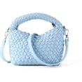 thumbnail image 1 of LHSHID Women Woven Tote Small Crossbody Bag, Weave Quilted Purse Square Shoulder Bag Woven Handbag with Detachable Strap, 1 of 7