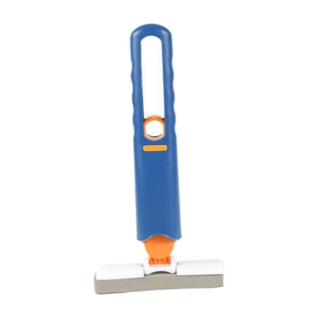 Portable Mini Mop,Portable Mini Mop Portable Self Short Mop,handheld mop Short mop sink desk cleaning brush,multifunctional desktop cleaner Mop Cleaning tool,Mini Mop Kitchen desk Cleaning blue