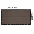 thumbnail image 4 of OCCOA Sun Shade Fabric Sun Shade Cloth 200GSM for Garden Patio, UV Block Outdoor Sunshade Cover with Grommets, Heat Insulation Pergola Canopy, Brown, 4 of 6