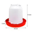 thumbnail image 4 of thinsony Automatic Poultry Drinker Waterer Water Container for Backyard Accessories 10L, 4 of 9