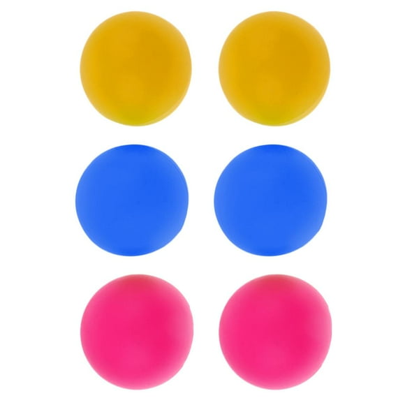 6 Bolas de Colores Mezclados Macarena Pelotas de Tenis de Plástico Colorida pelota de ping pong