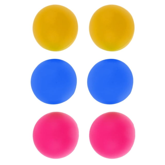 Paquete de 6 pelotas de tenis de mesa / tenis de playa / pelotas para gatos en diferentes B colorido