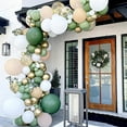 thumbnail image 5 of Yansion Sage Green Woodland Theme Baby Shower Balloon Party Decoration, 5 of 8