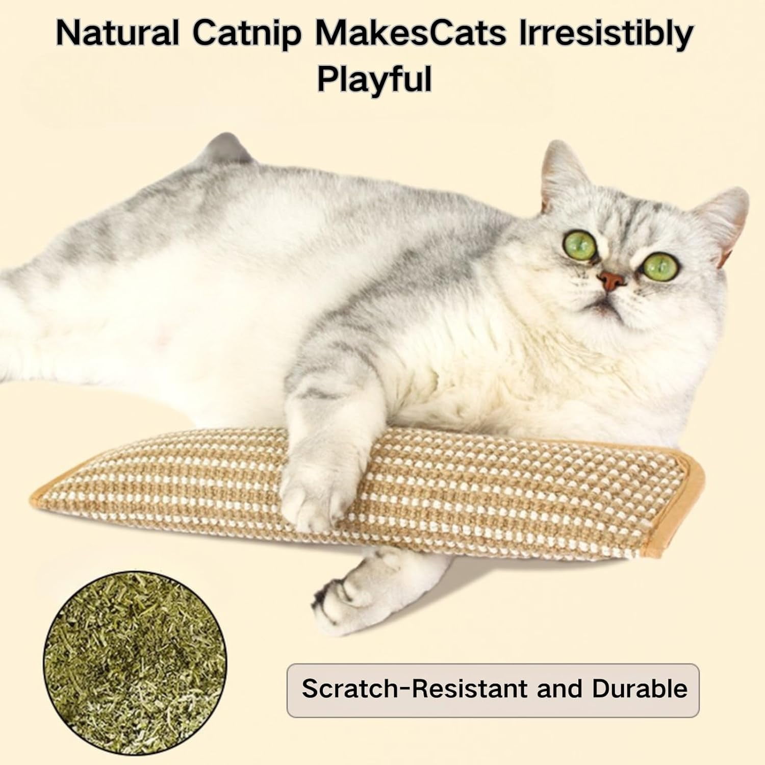 Catnip Kicker Pillow, 10/13In Cat Toy for Teeth Cleaning and Kicking, 3PC, Catnip Filled Plush Kicker Toy for Indoor Cats, Bite Resistant Anxiety Relief