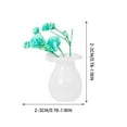 thumbnail image 2 of Fridge Magnetic Vases Set, Ceramic and Glass 3D Flower Pot Vase Magnets for Refrigerator, Kitchen Cabinet Decoration (Flowers Not Included), Decorative Storage Solution,B, 2 of 2