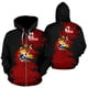thumbnail image 2 of Sudadera con capucha con estampado 3D de Tonga, sudaderas negras polinesias con cremallera para hombre, sudaderas de gran tamaño a la moda para mujer, camisetas deportivas, ropa Y2k, 2 of 5