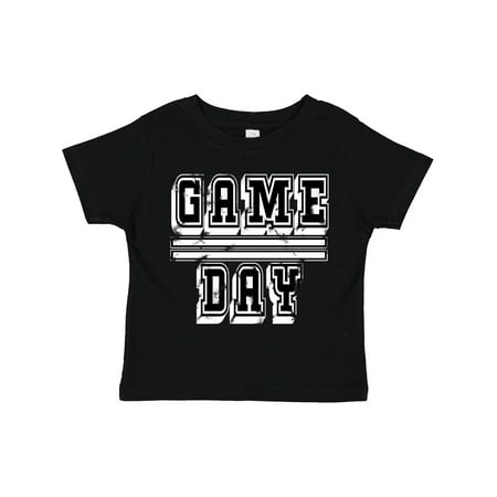 

Inktastic Thanksgiving Game Day Distressed in White Gift Toddler Boy or Toddler Girl T-Shirt